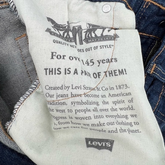 Levi's 513 Slim Straight Leg Stretch Denim Jeans Size 30 x 32 Men's - Picture 6 of 6